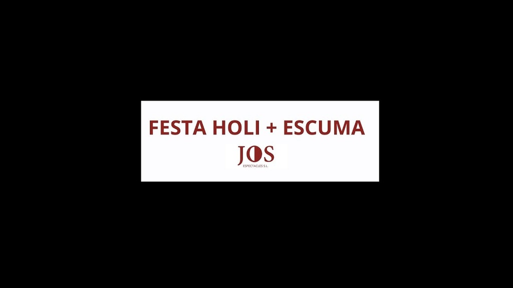 Festa d'escuma de colors