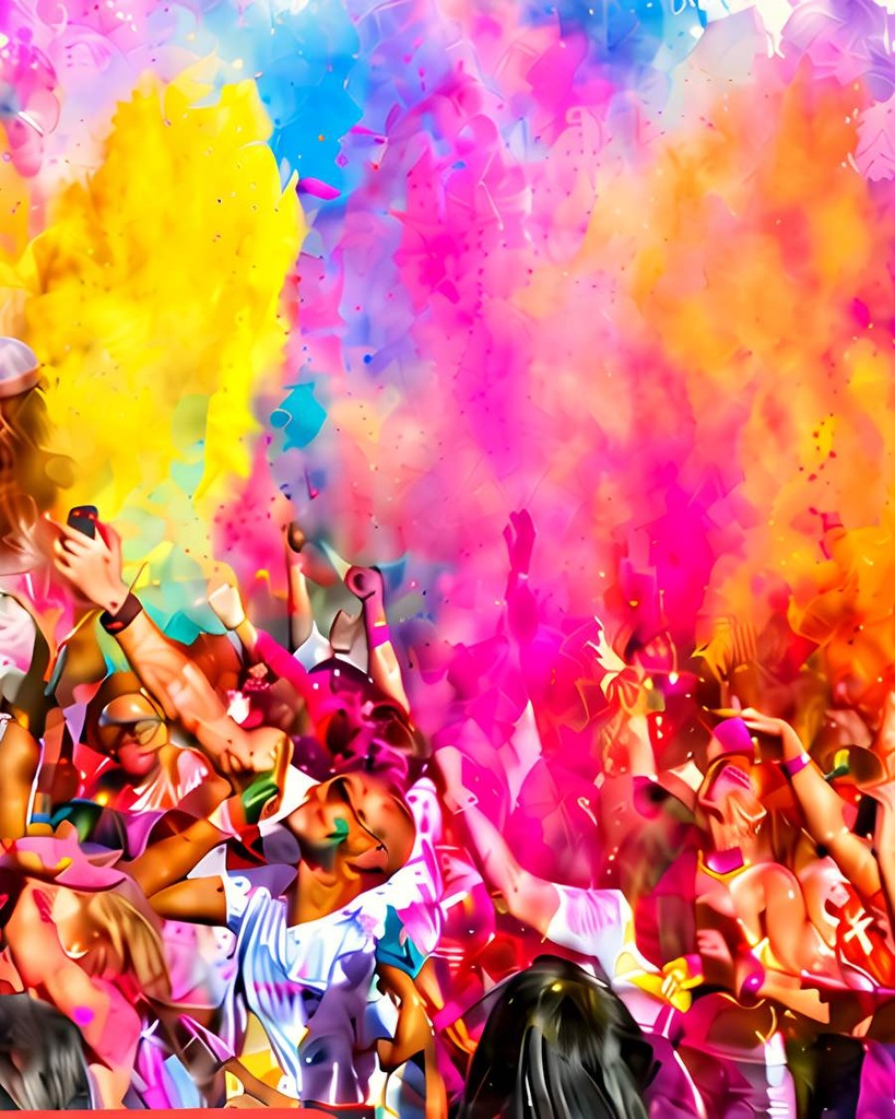 Fiesta Holi Blue